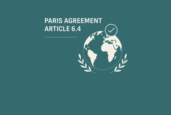 methodology has been formally submitted to the UNFCCC for consideration under Article 6.4 of the Paris Agreement